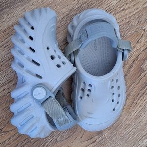 Crocs Kids Echo Clogs - Toddler Size 5 - Gray